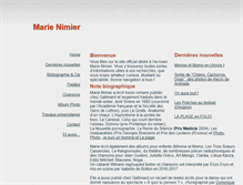 Tablet Screenshot of marienimier.com